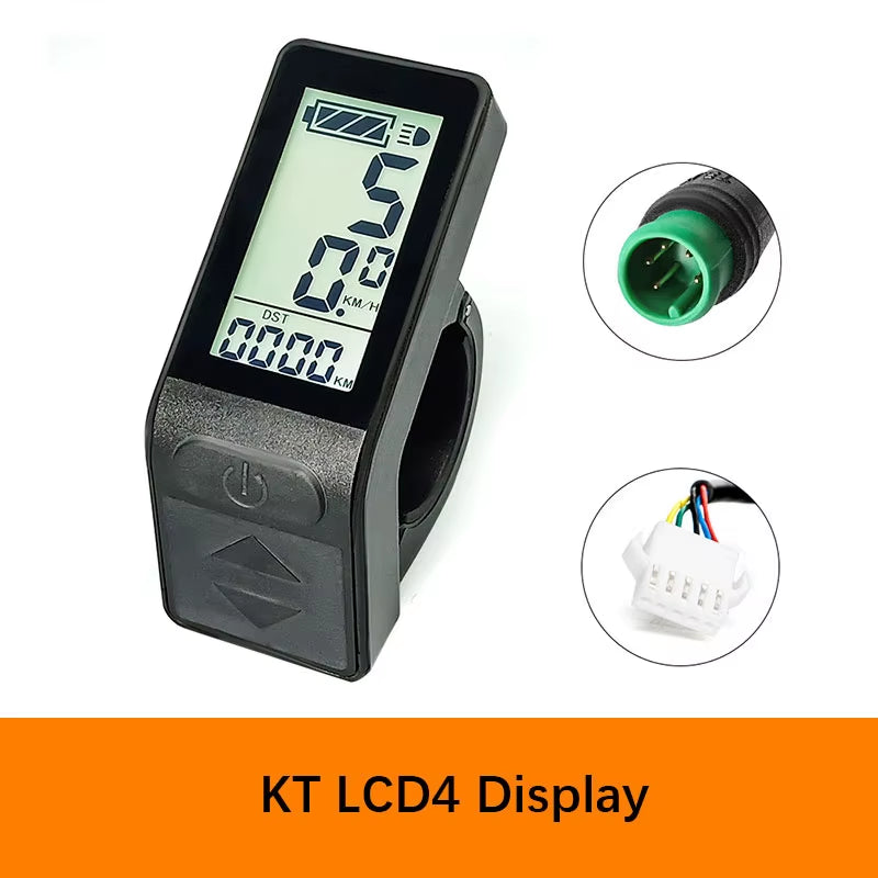 Electric Bike Display KT LCD4 Ebike Panel Smart Control Small Display