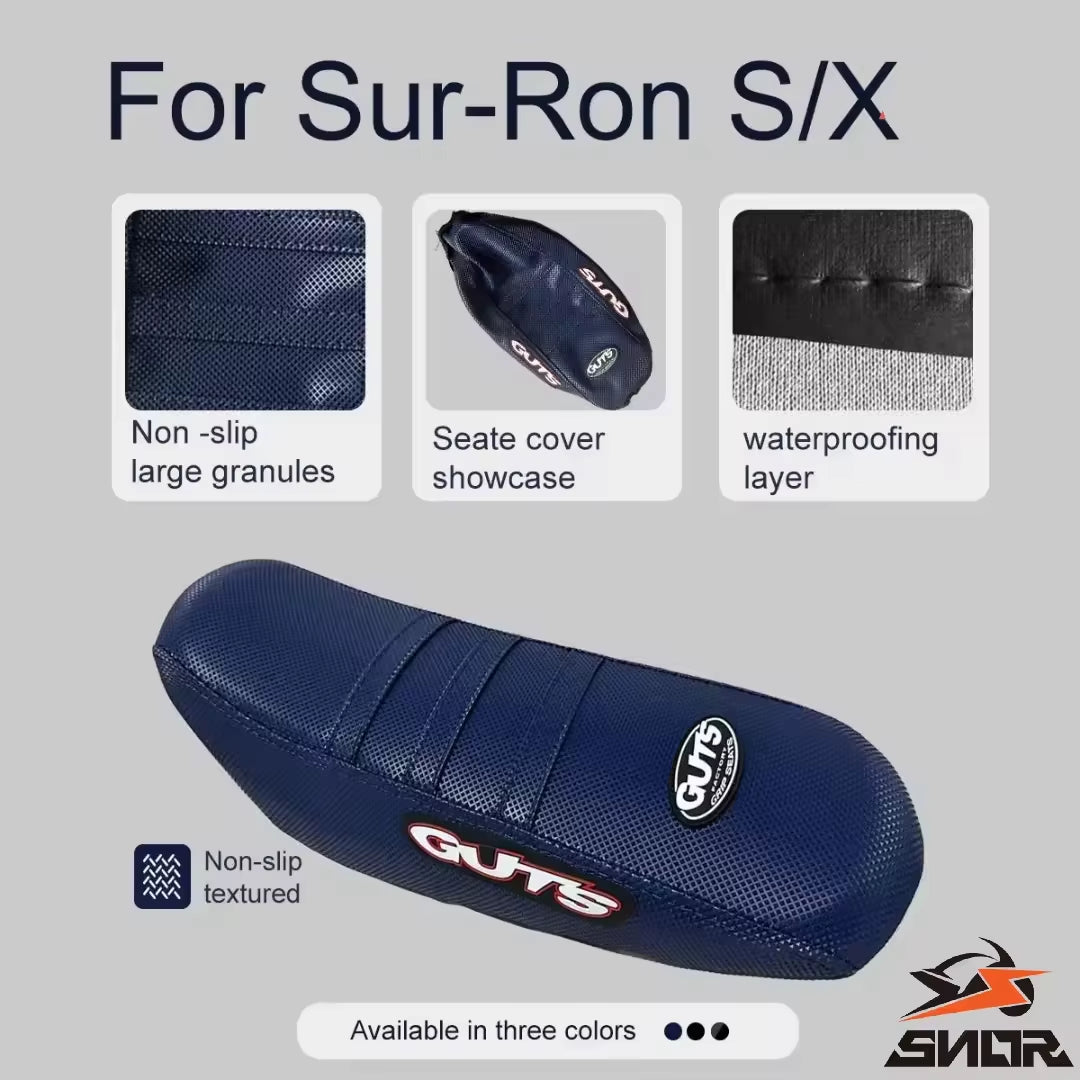 SNOR Ebike Rear Seat Saddle Protection Cover Guts Racing for Surron Light Bee Ultra Bee Nylon Dirt Bike Seat Cover