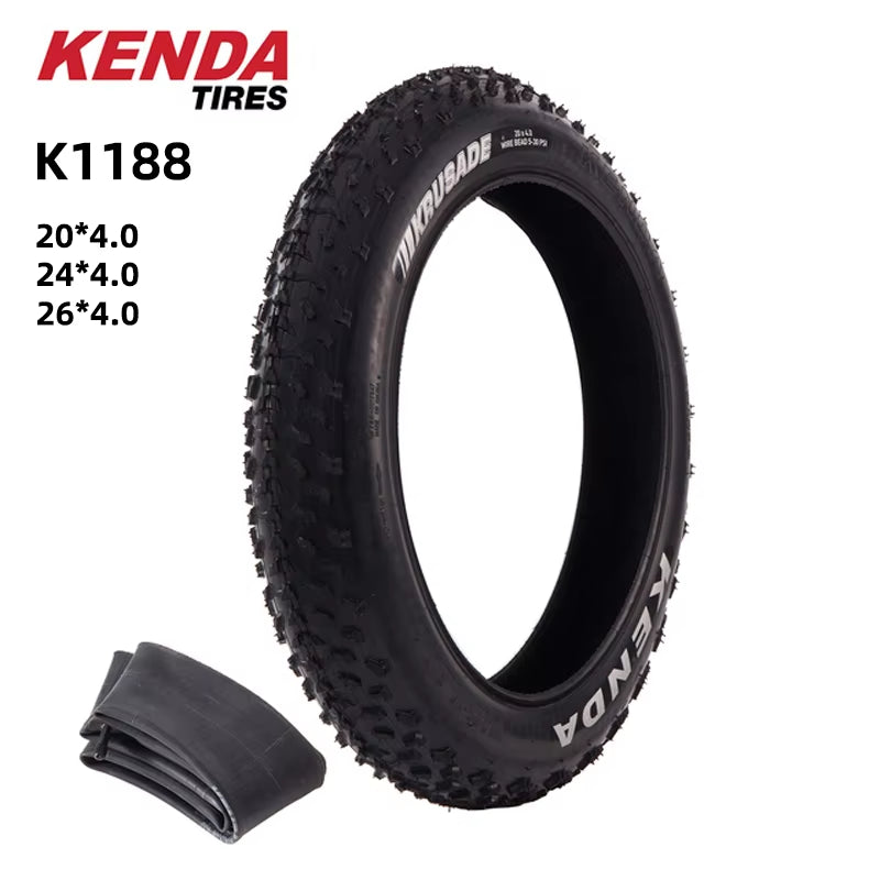 20*4 Fat Tire Bicycle E-Bike Tires Portable 20 Inch Wide Outer Tyre for Fat Bike