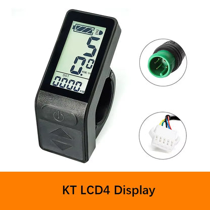 Electric Bike Display KT LCD4 Ebike Panel Smart Control Small Display