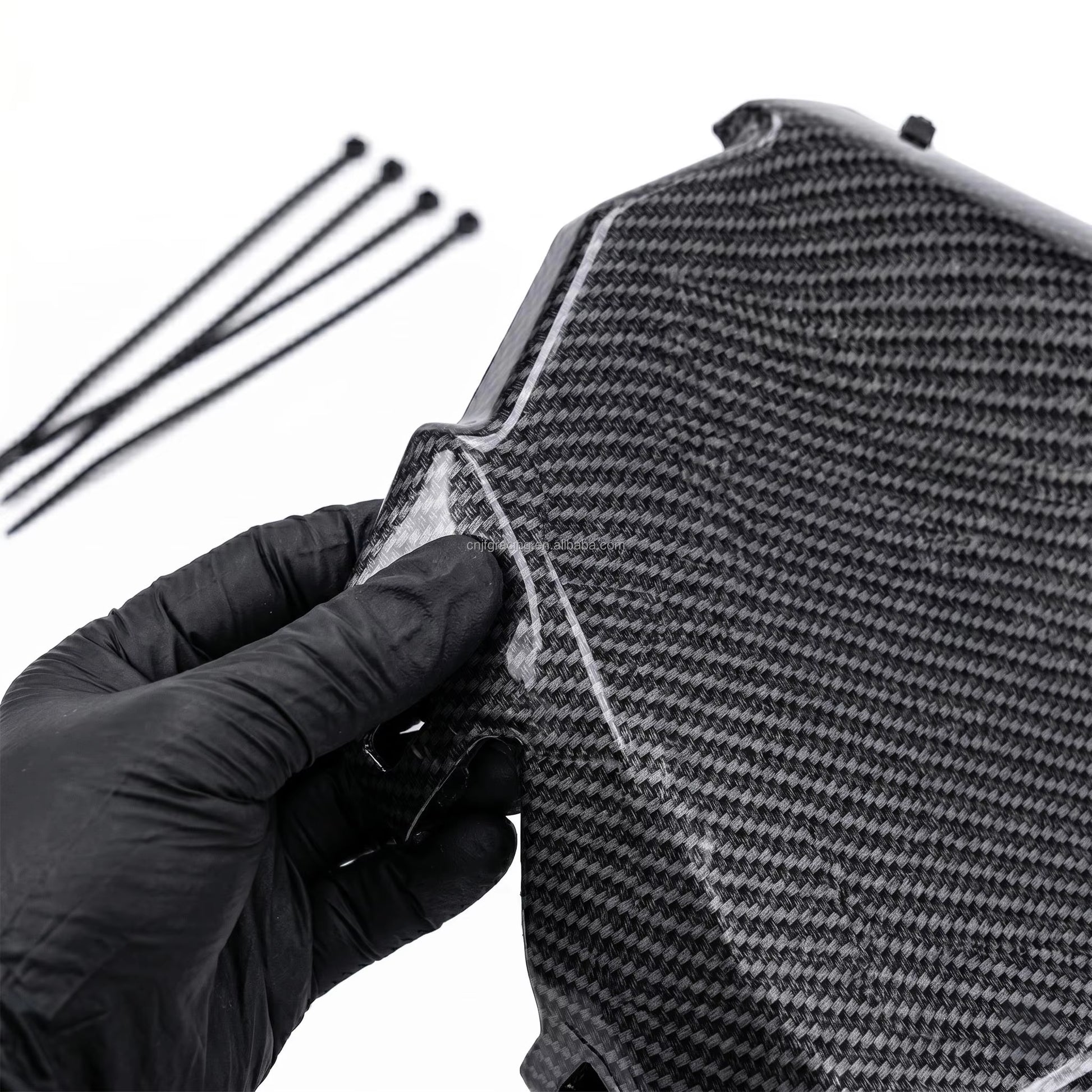 JFG Upgraded Carbon Fiber Look PP Material Number Plate Durable Replacement Shield for Surron Talaria E Ride Pro Motocross