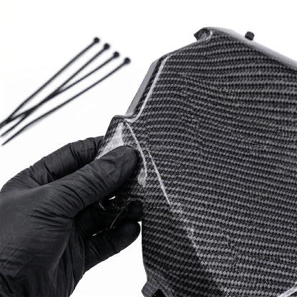 JFG Upgraded Carbon Fiber Look PP Material Number Plate Durable Replacement Shield for Surron Talaria E Ride Pro Motocross